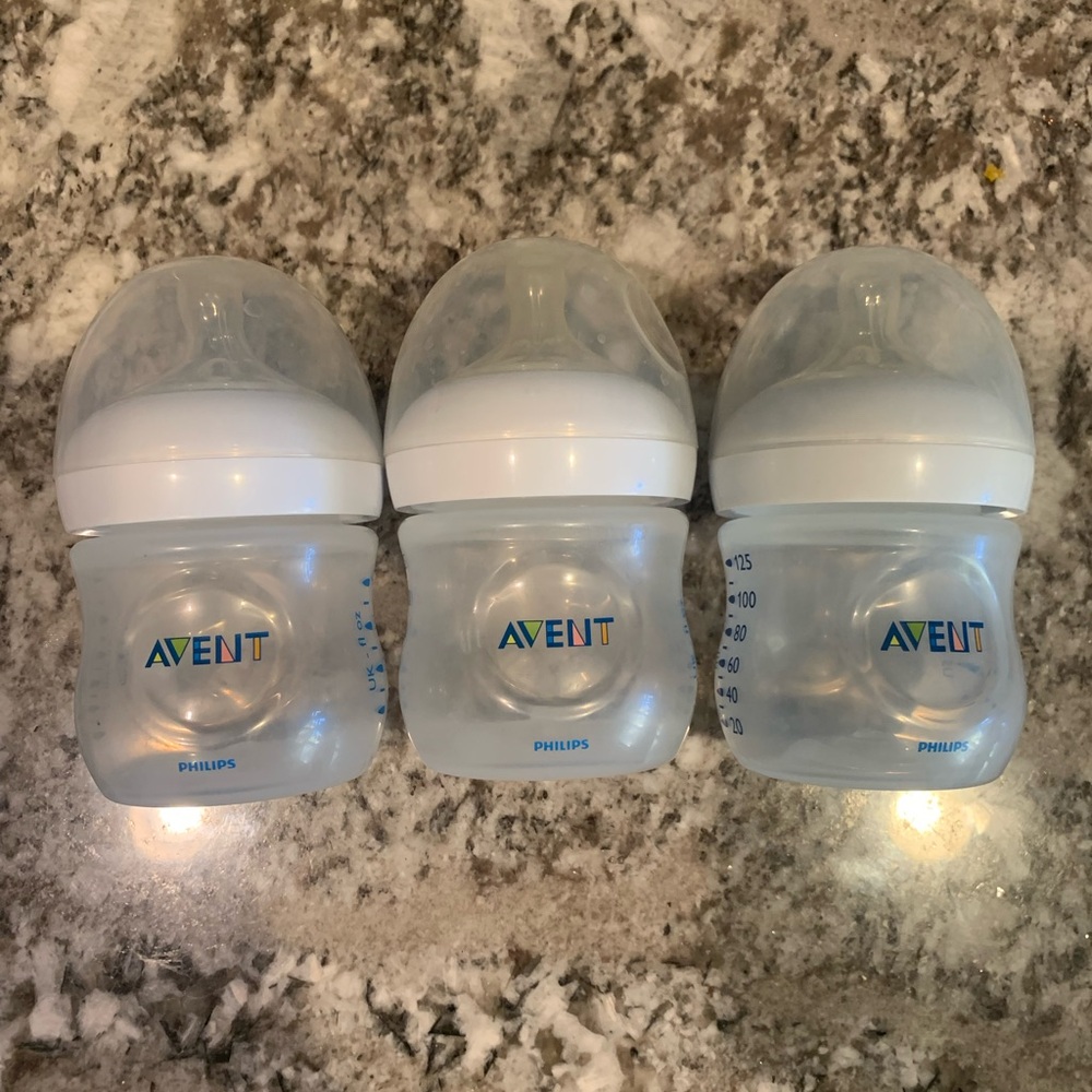 White Baby Bottles Compact Design